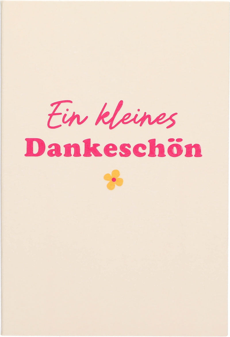 Ein kleines Dankeschön Depesche