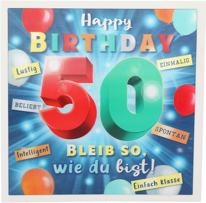Happy Birthday 50 Bleib so, wie du bist! Depesche