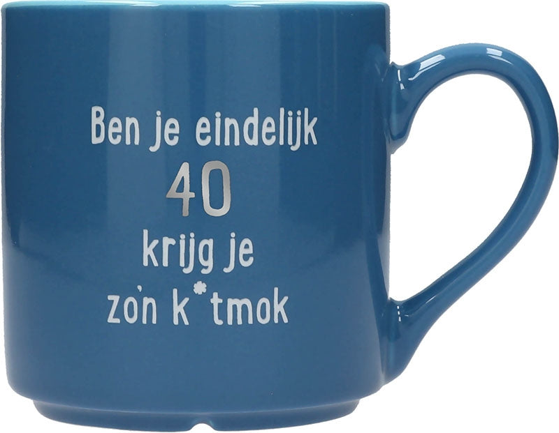 Ben je eindelijk 40 krijg je zo'n ,,,