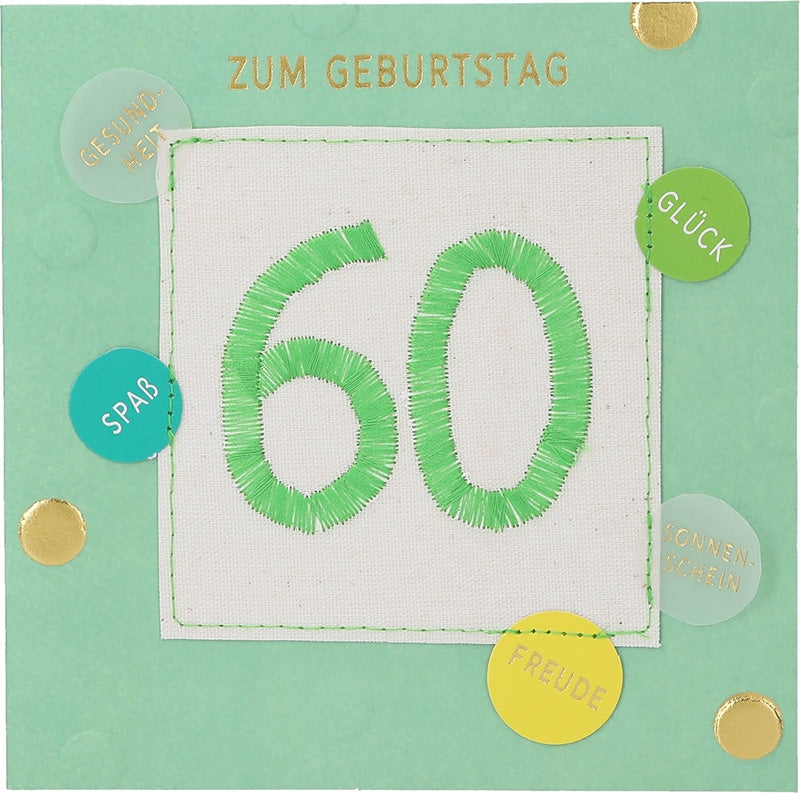 Zum Geburtstag 60 Depesche