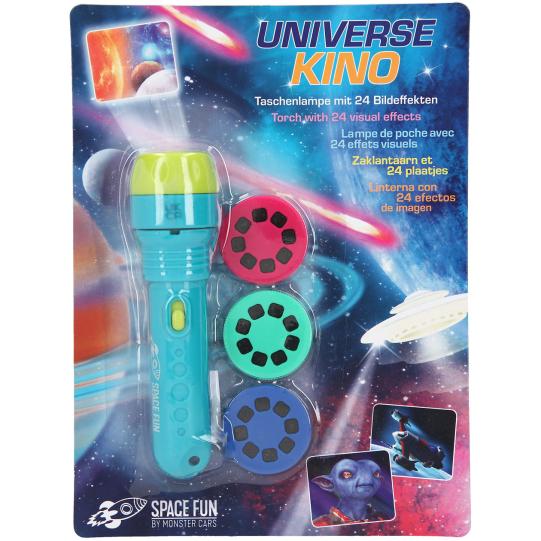 Monster Cars zaklamp met plaatjes SPACE FUN Depesche