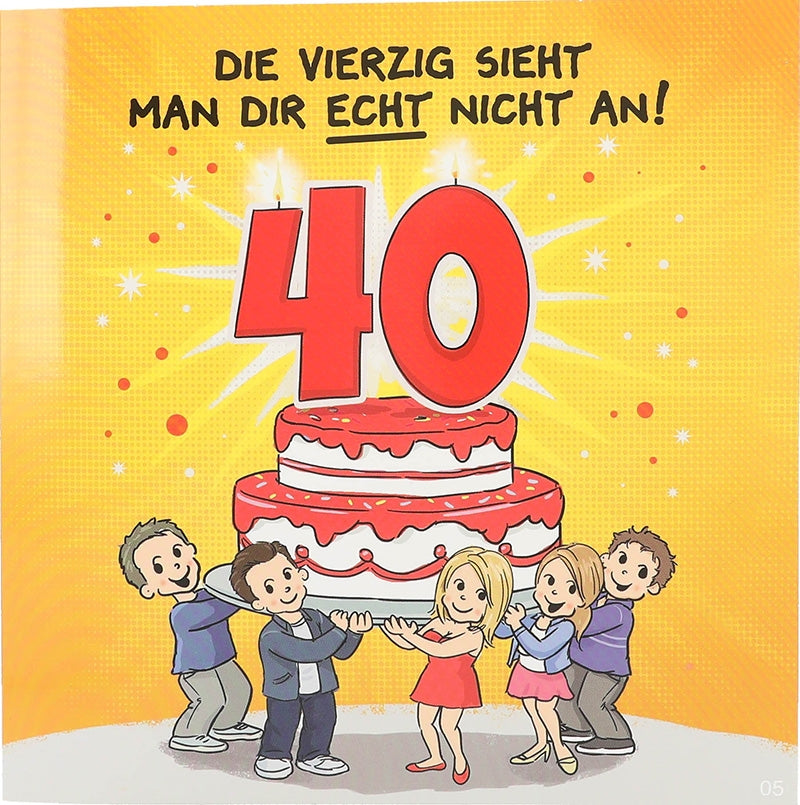 Die Vierzig sieht man dir echt nicht an! Depesche