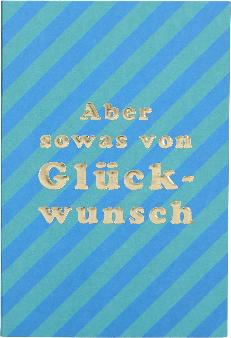 Aber sowas von Glückwunsch Depesche