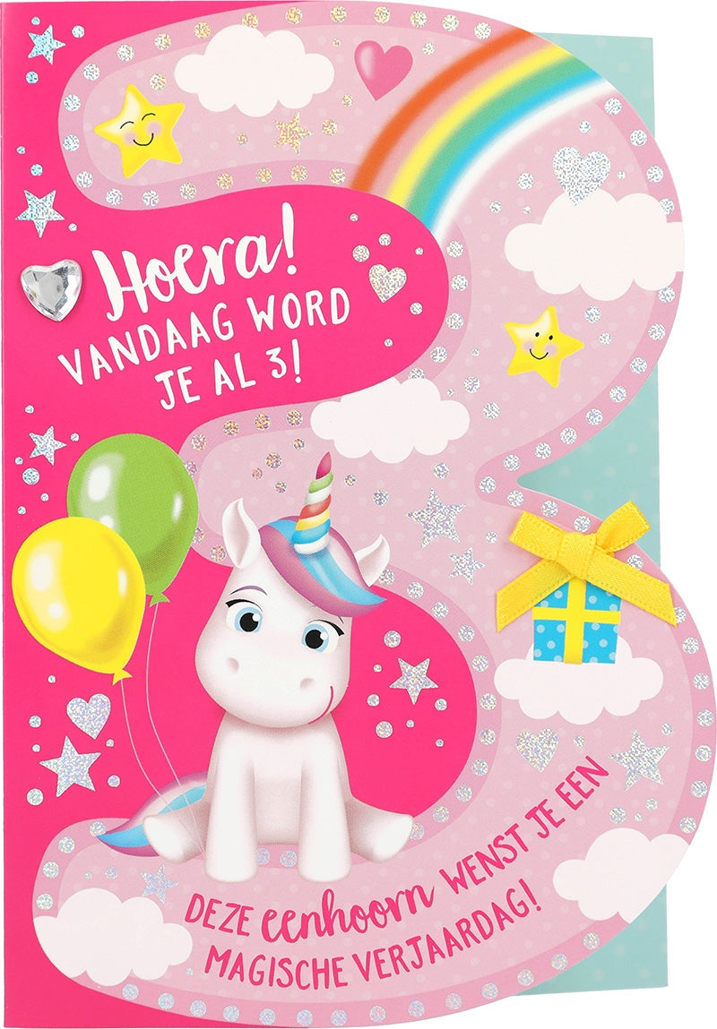 3  - Hoera! Vandaag word je al 3!... Depesche