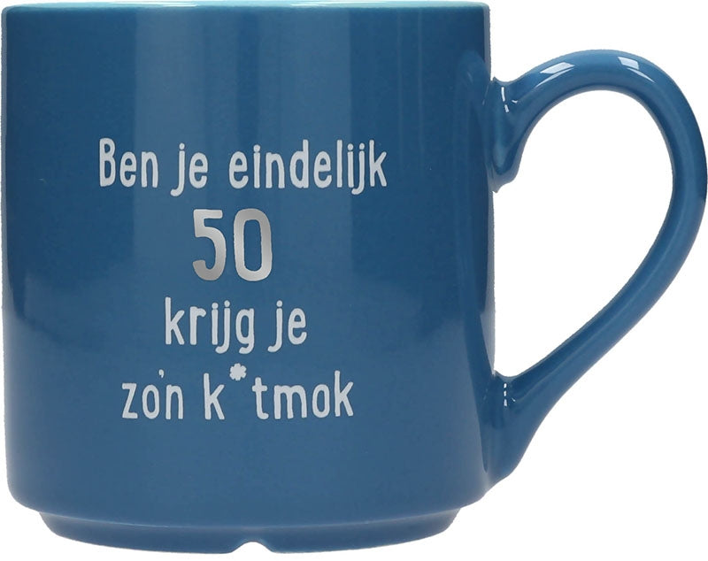 Ben je eindelijk 50 krijg je zo'n ,,,