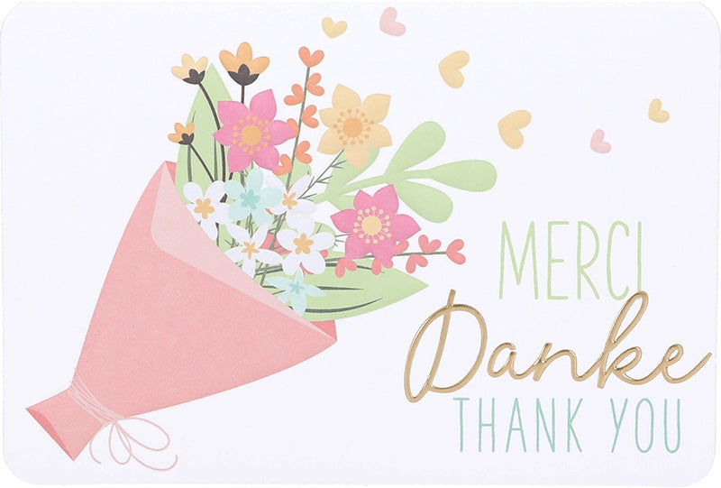 MERCI Danke Thank you Depesche
