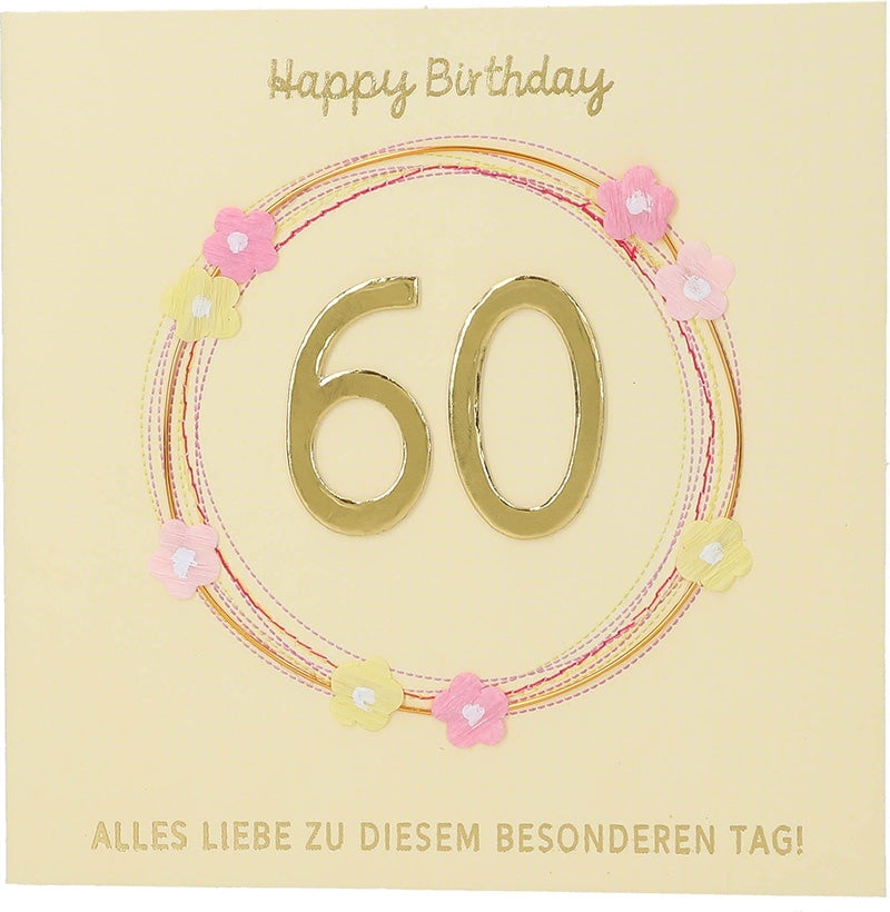 Happy Birthday 60 Alles Liebe zu... Depesche