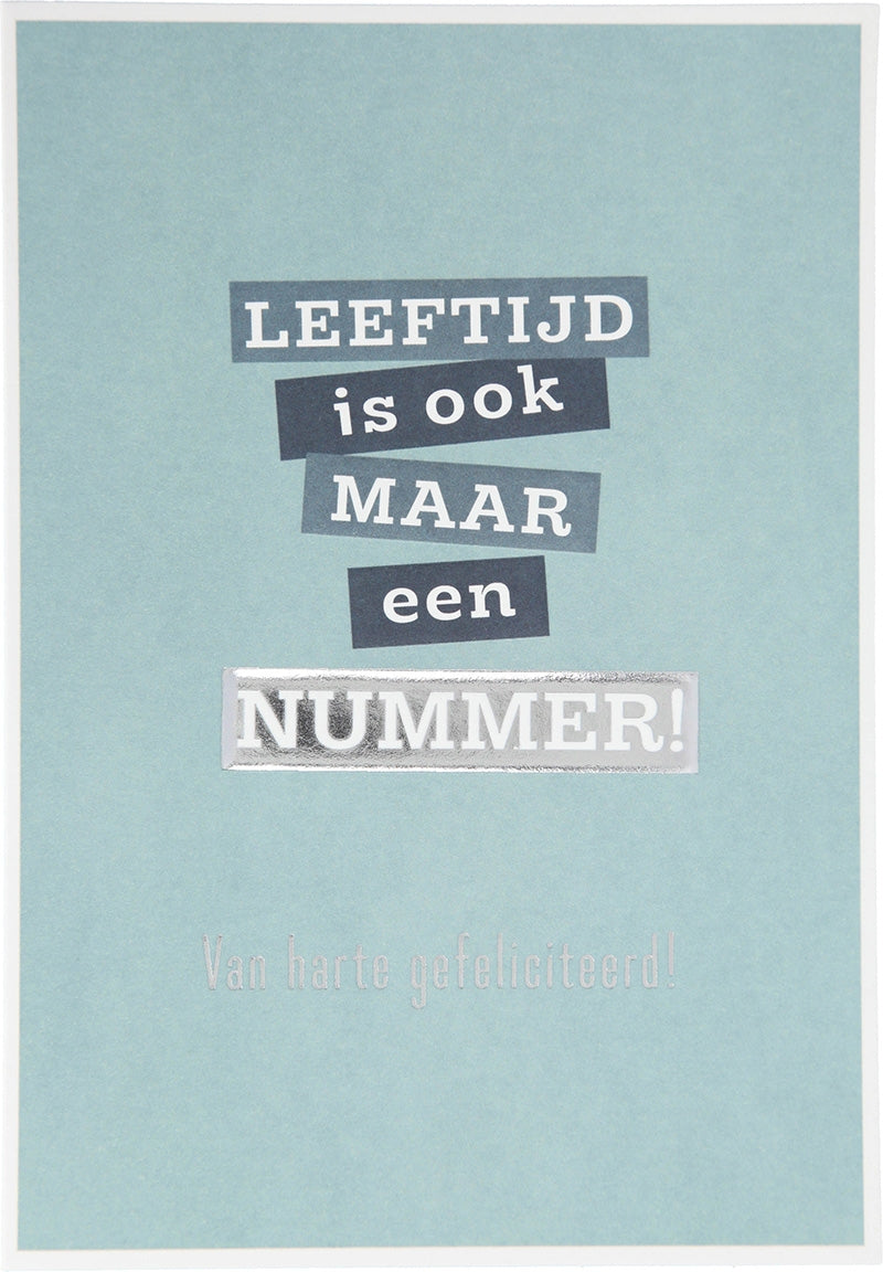 Leeftijd is ook maar een nummer! Depesche