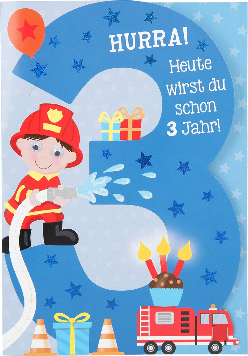 3 - Hurra! Heute wirst du schon 3 Jahr! Depesche
