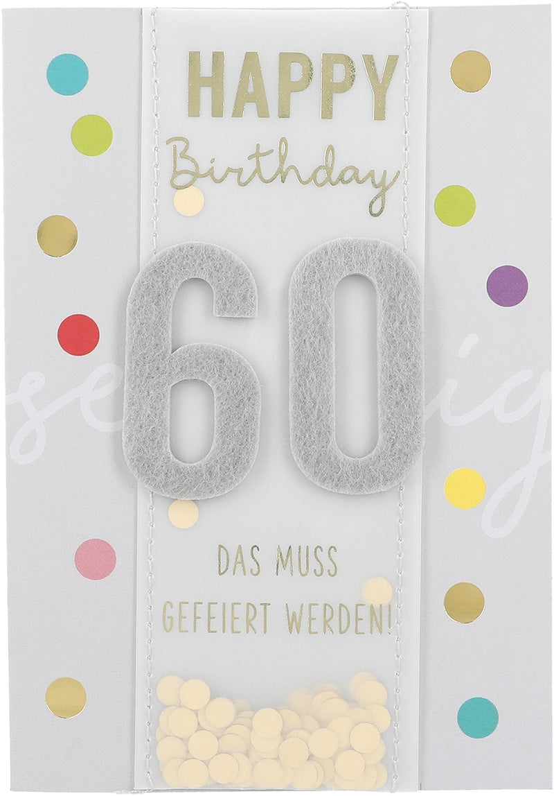 Happy Birthday 60 Das muss gefeiert... Depesche