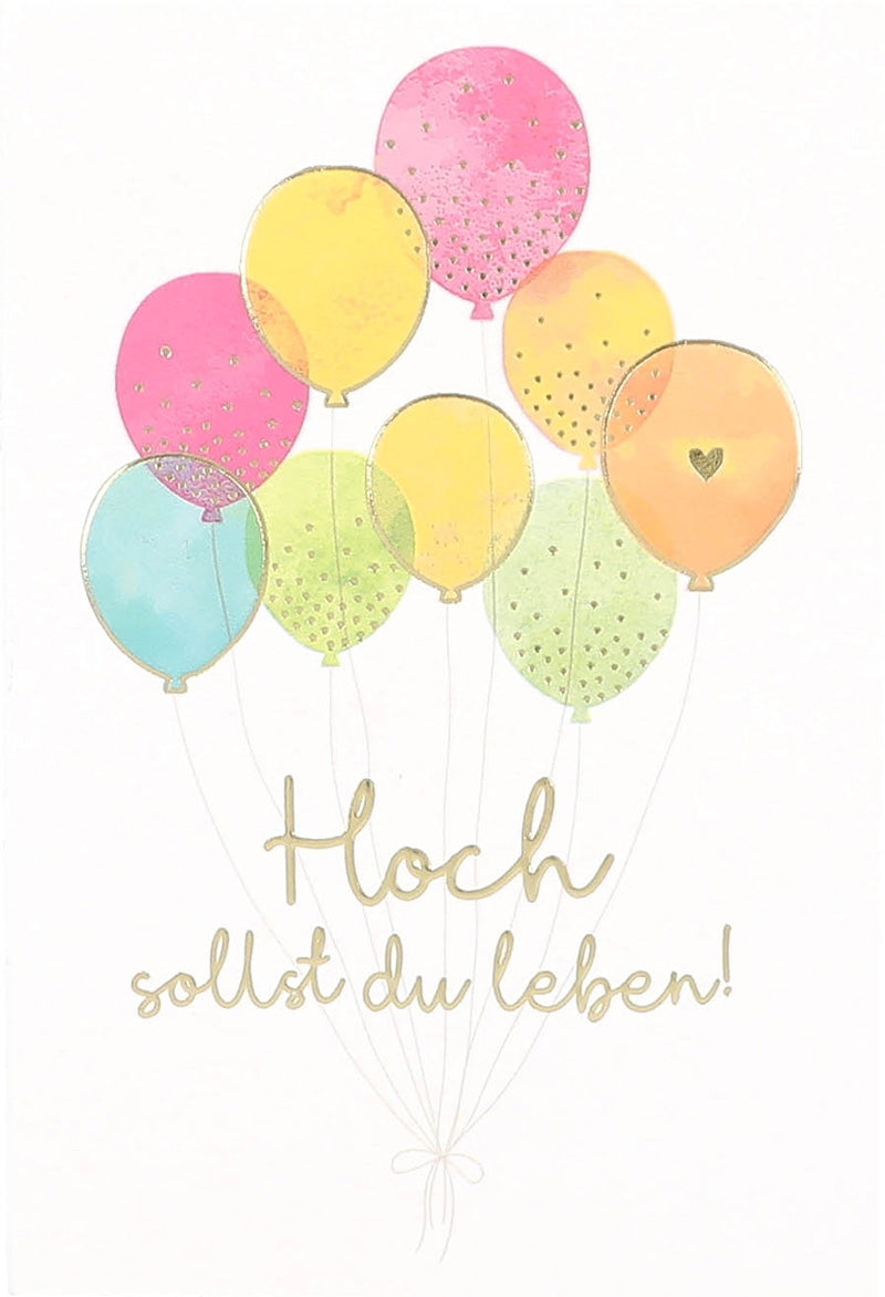 Hoch sollst du leben! Depesche