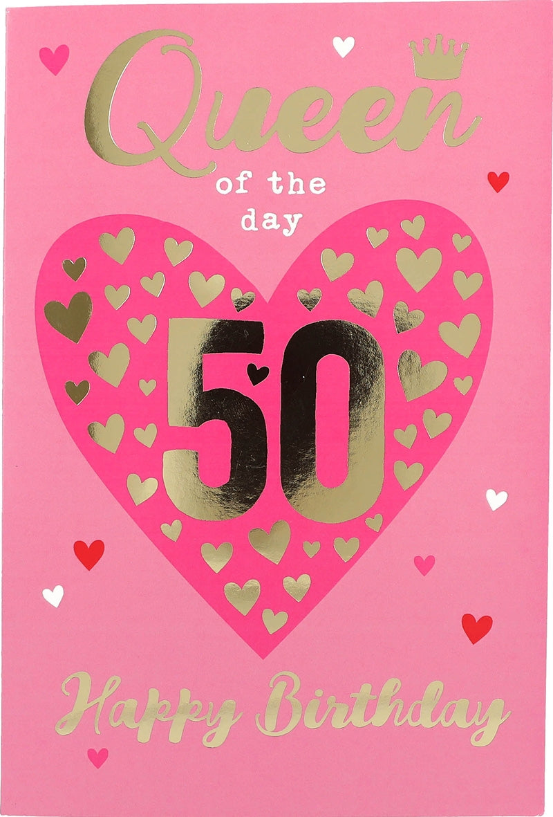 50 Queen of the day Happy Birthday Depesche