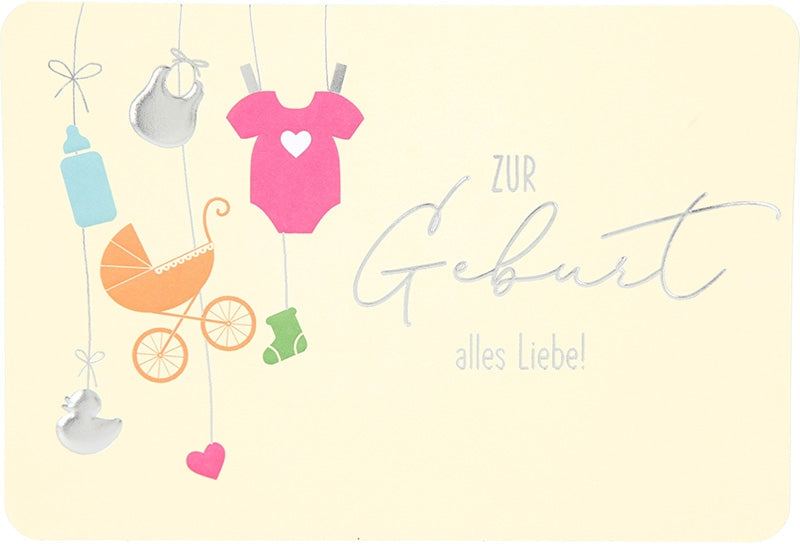 Zur Geburt alles Liebe! Depesche