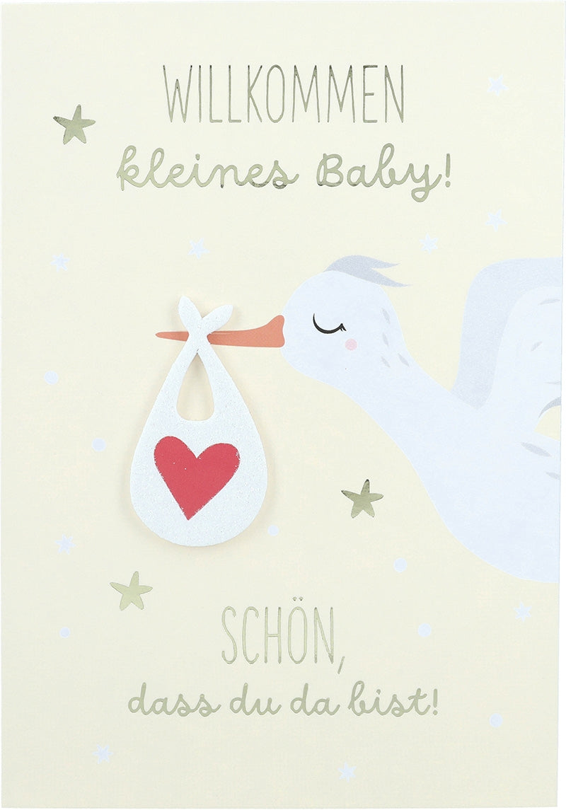WILLKOMMEN kleines Baby! SCHÖN, dass... Depesche