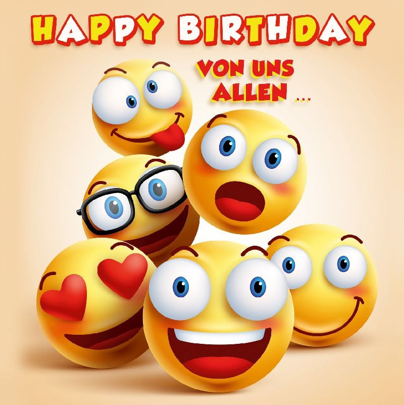 Happy Birthday von uns allen... Depesche