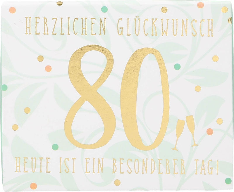 80 Herzlichen Glückwunsch Heute ist...