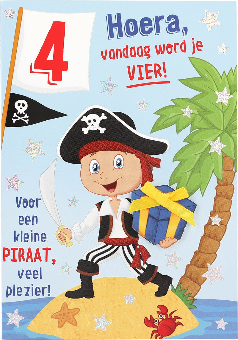4 - Hoera, vandaag word je VIER! Depesche