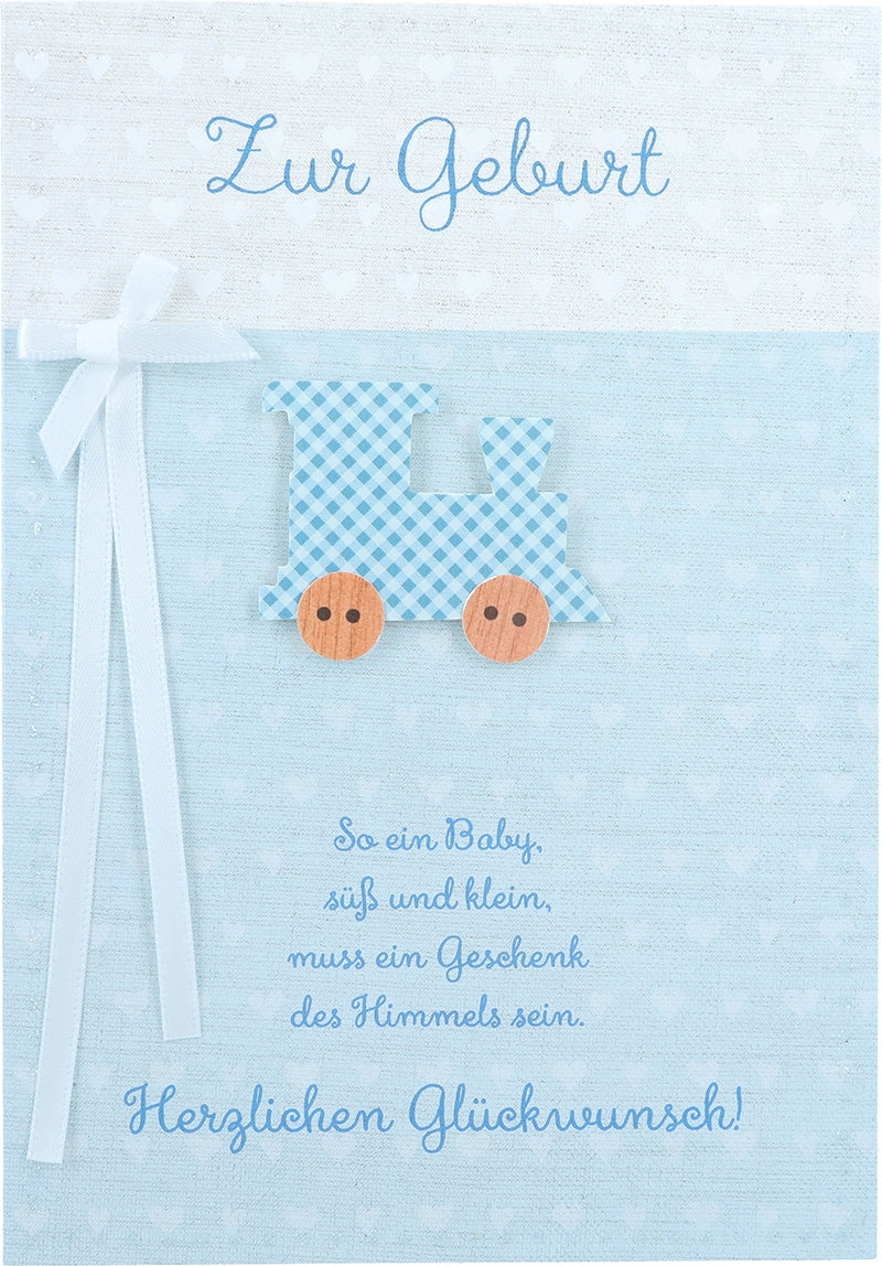 Zur Geburt So ein Baby, süß und klein,.. Depesche