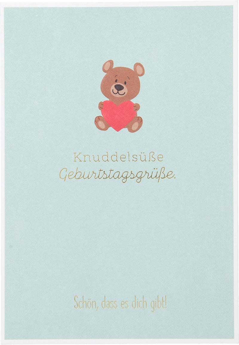 Knuddelsüße Geburtstagsgrüße. Schön, ... Depesche