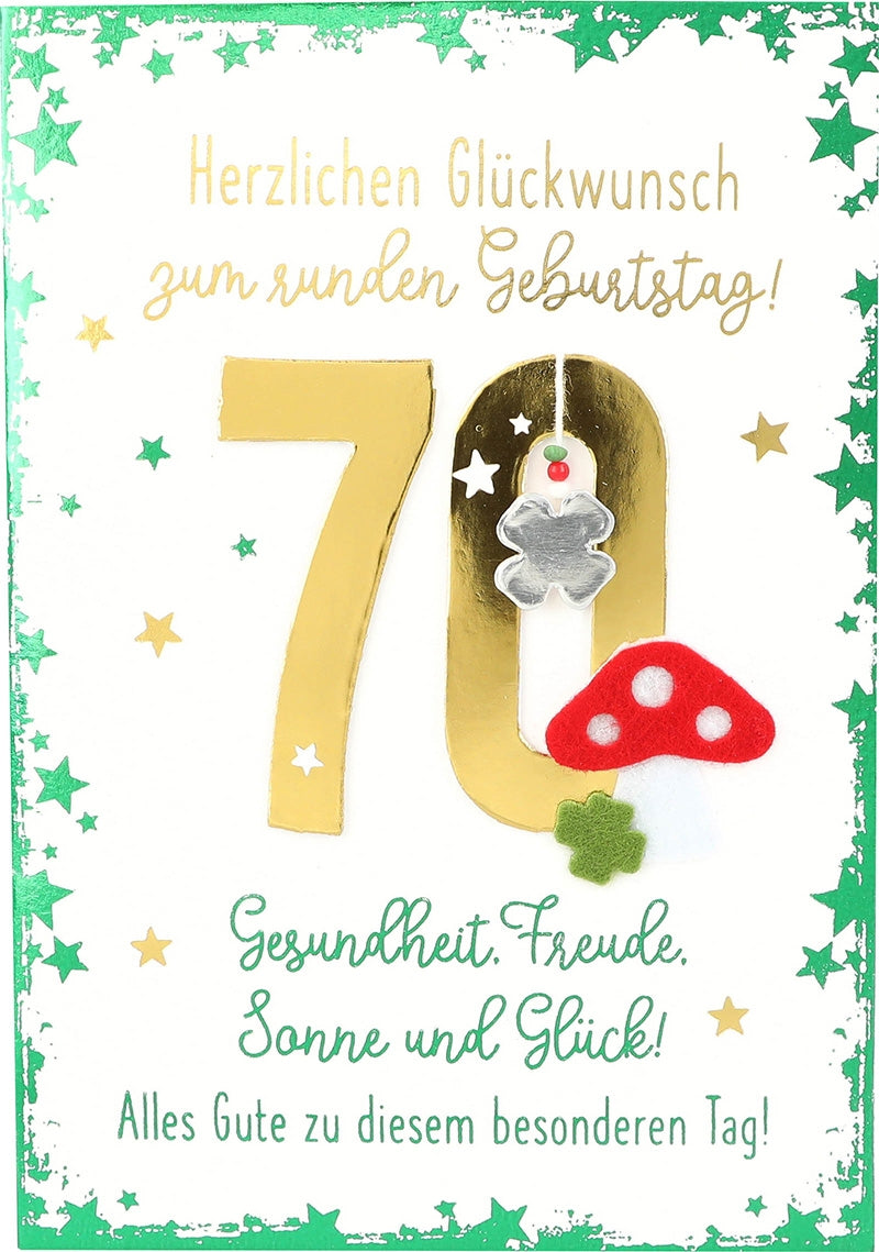 70 Herzlichen Glückwunsch zum runden... Depesche