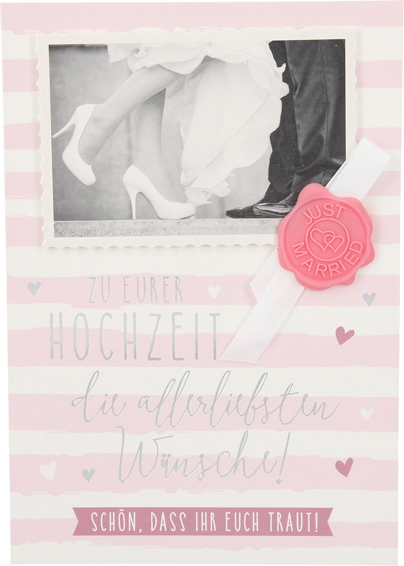Zu eurer Hochzeit die allerbesten ... Depesche