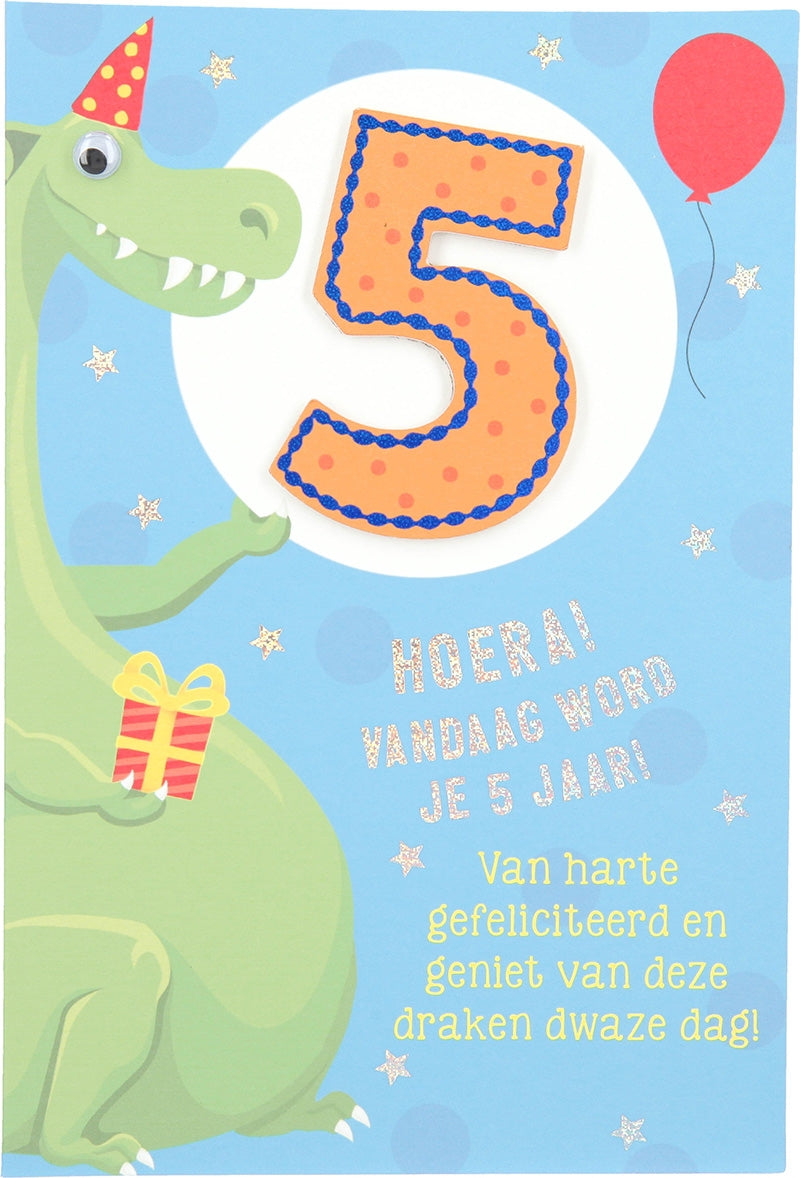 Hoera! Vandaag word je 5 jaar! Van... Depesche