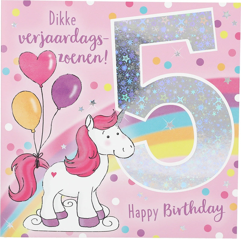 5 Dikke verjaardagszoenen! Happy... Depesche