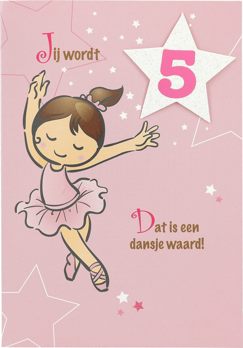 5 - Jij wordt 5. Dat is een dansje... Depesche