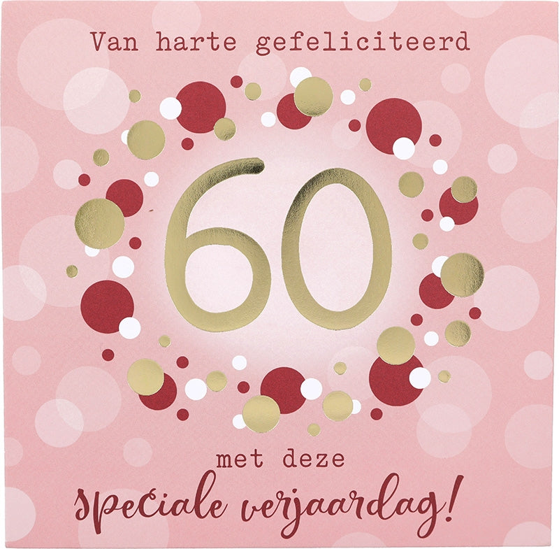 Van harte gefeliciteerd 60 met deze...