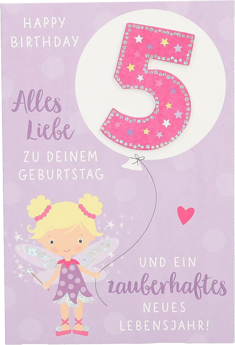 Happy Birthday 5 Alles Liebe zu deinem.. Depesche