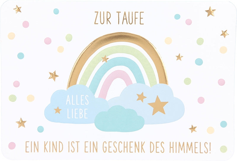 Zur Taufe alles Liebe. Ein Kind ist ... Depesche