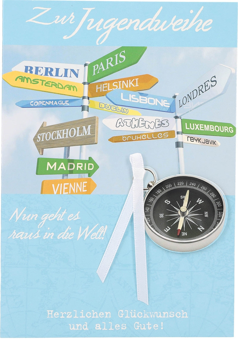 Zur Jugendweihe - Nun geht es raus in... Depesche