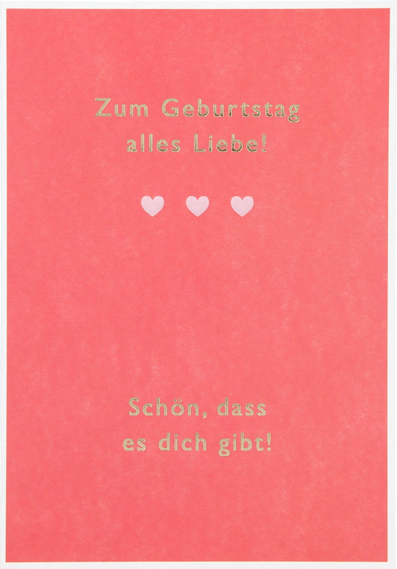 Zum Geburtstag alles Liebe! Schön, ... Depesche