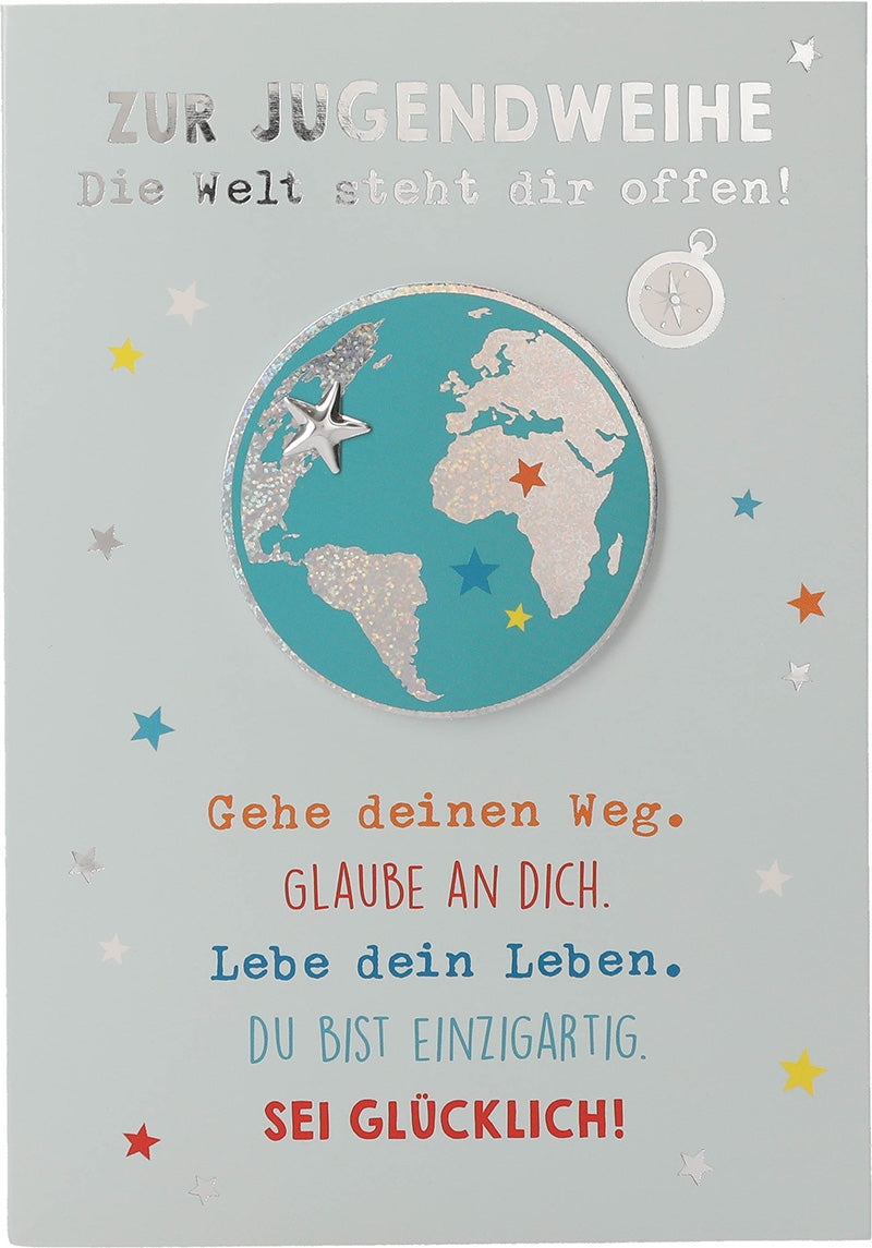 Zur Jugendweihe - Die Welt steht dir .. Depesche