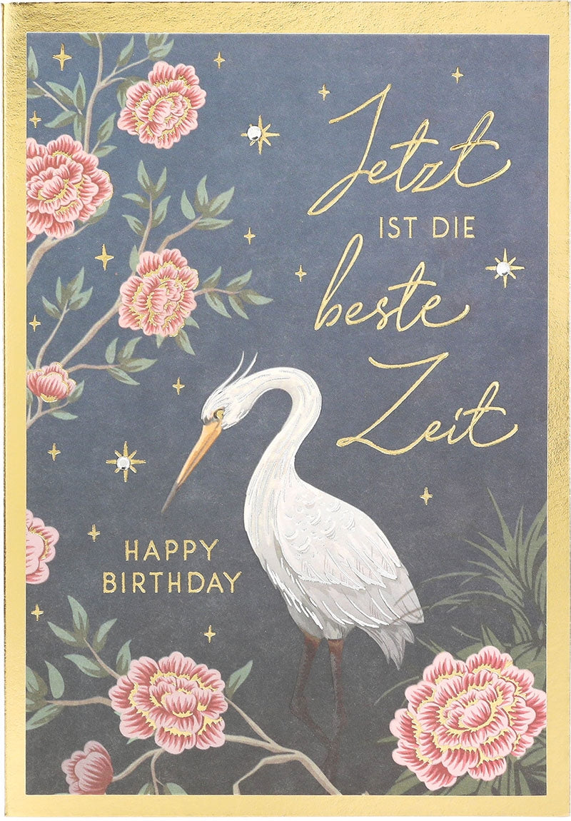 Jetzt ist die beste Zeit HAPPY BIRTHDAY