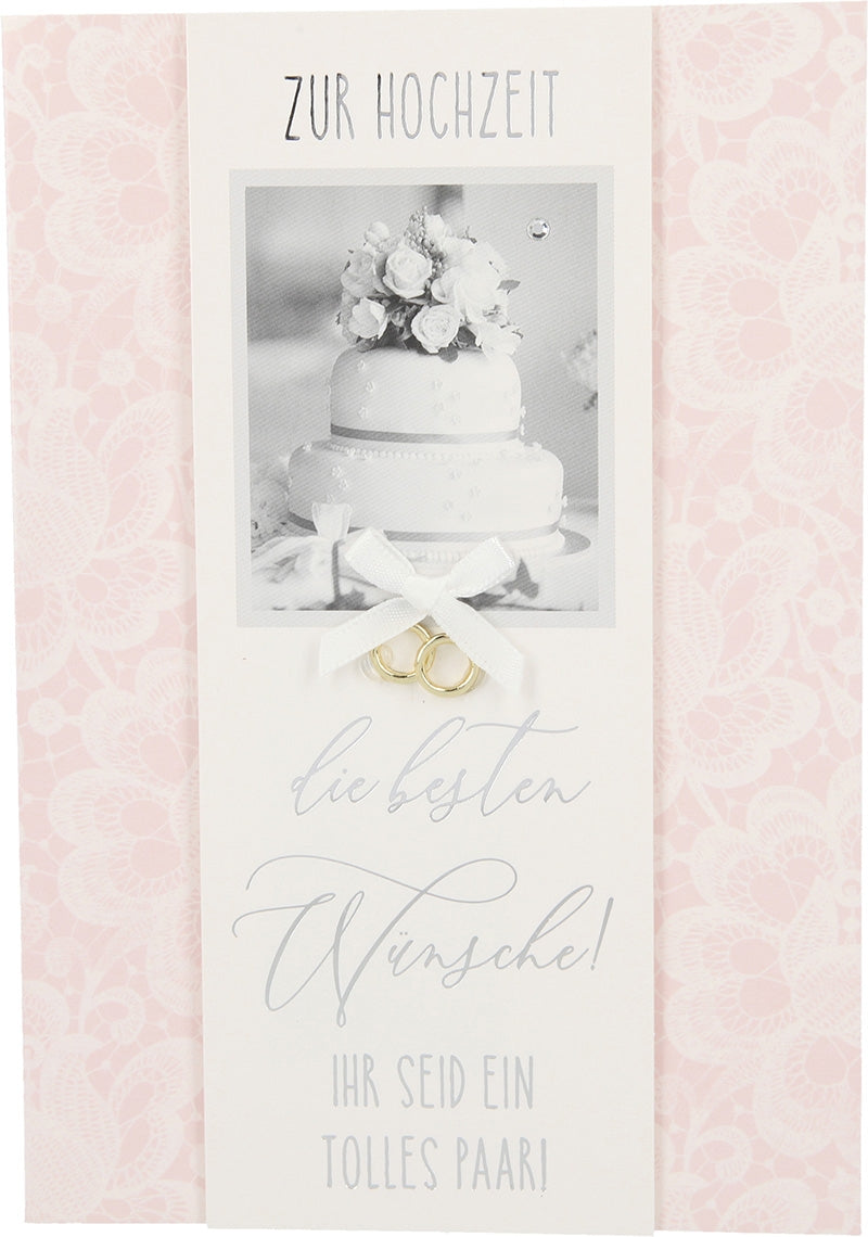 Zur Hochzeit die besten Wünsche ihr... Depesche