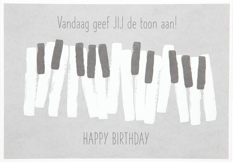 Vandaag geef JIJ de toon aan! Happy... Depesche