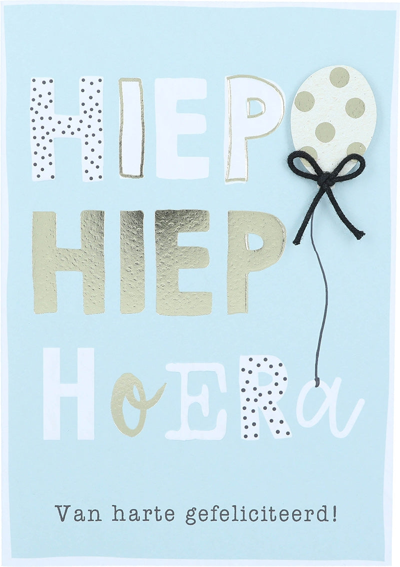 Hiep hiep hoera Van harte gefeliciteerd! Depesche