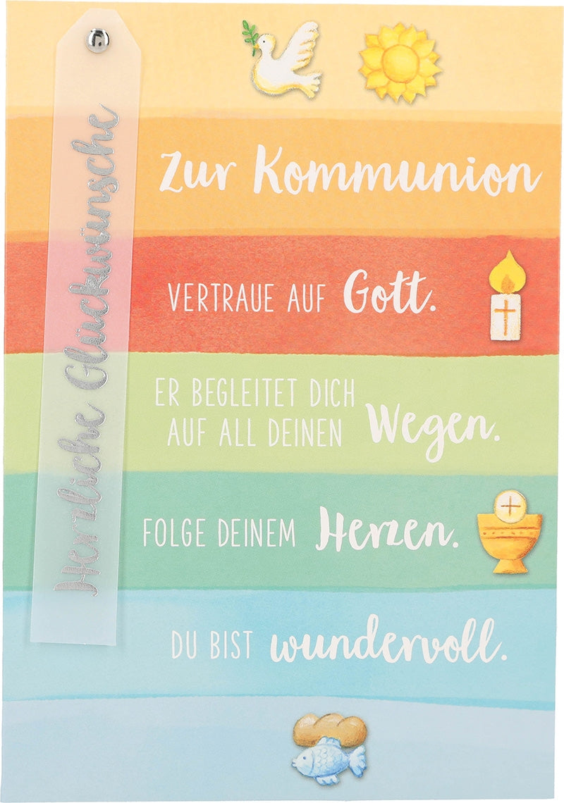 Zur Kommunion Vertraue auf Gott... Depesche