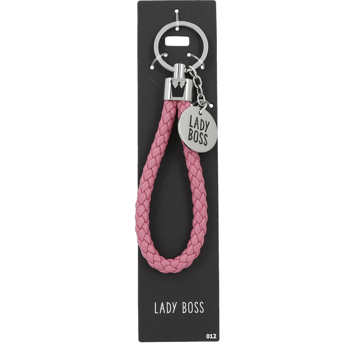 Roze Lady Boss Sleutelhanger - Stijlvol en Krachtig