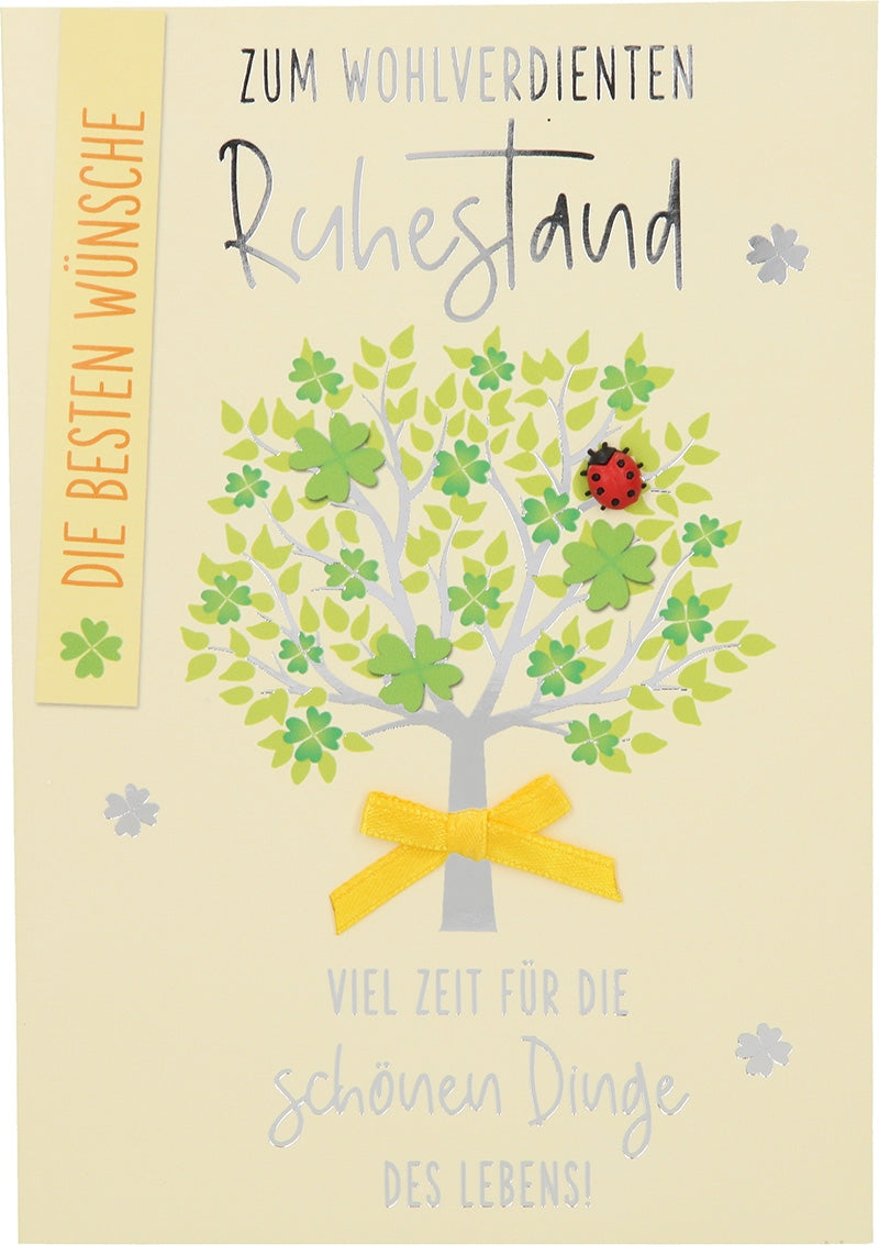 Zum wohlverdienten Ruhestand... Depesche