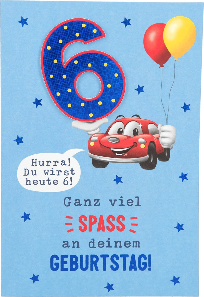 6 Ganz viel Spaß an deinem Geburtstag! Depesche