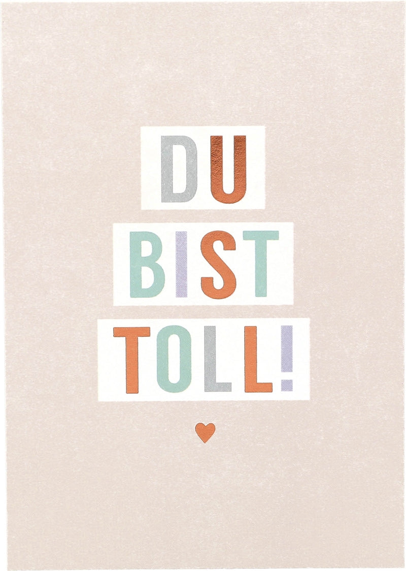 Du bist toll! Depesche