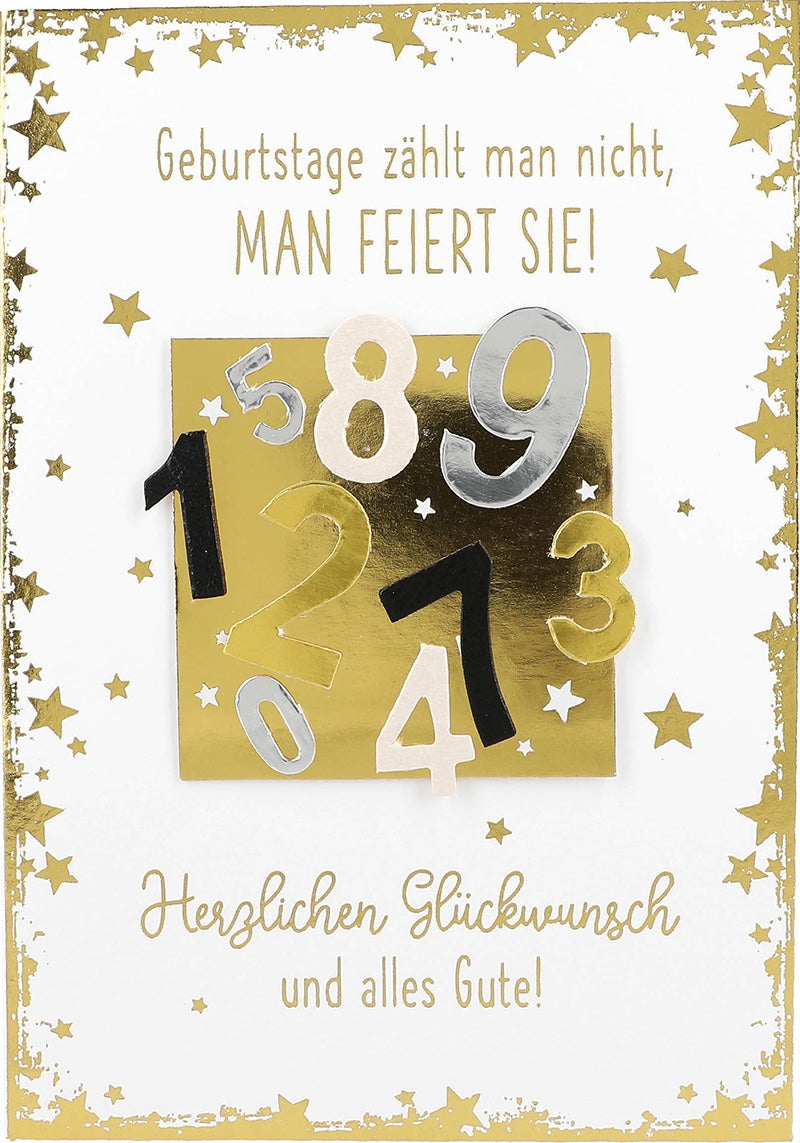 Geburtstage zählt man nicht, man ... Depesche