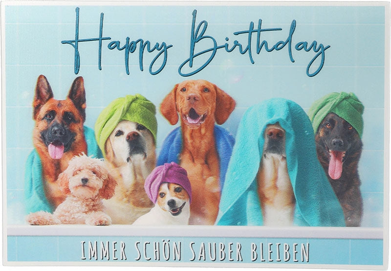 Happy Birthday Immer schön sauber ... Depesche