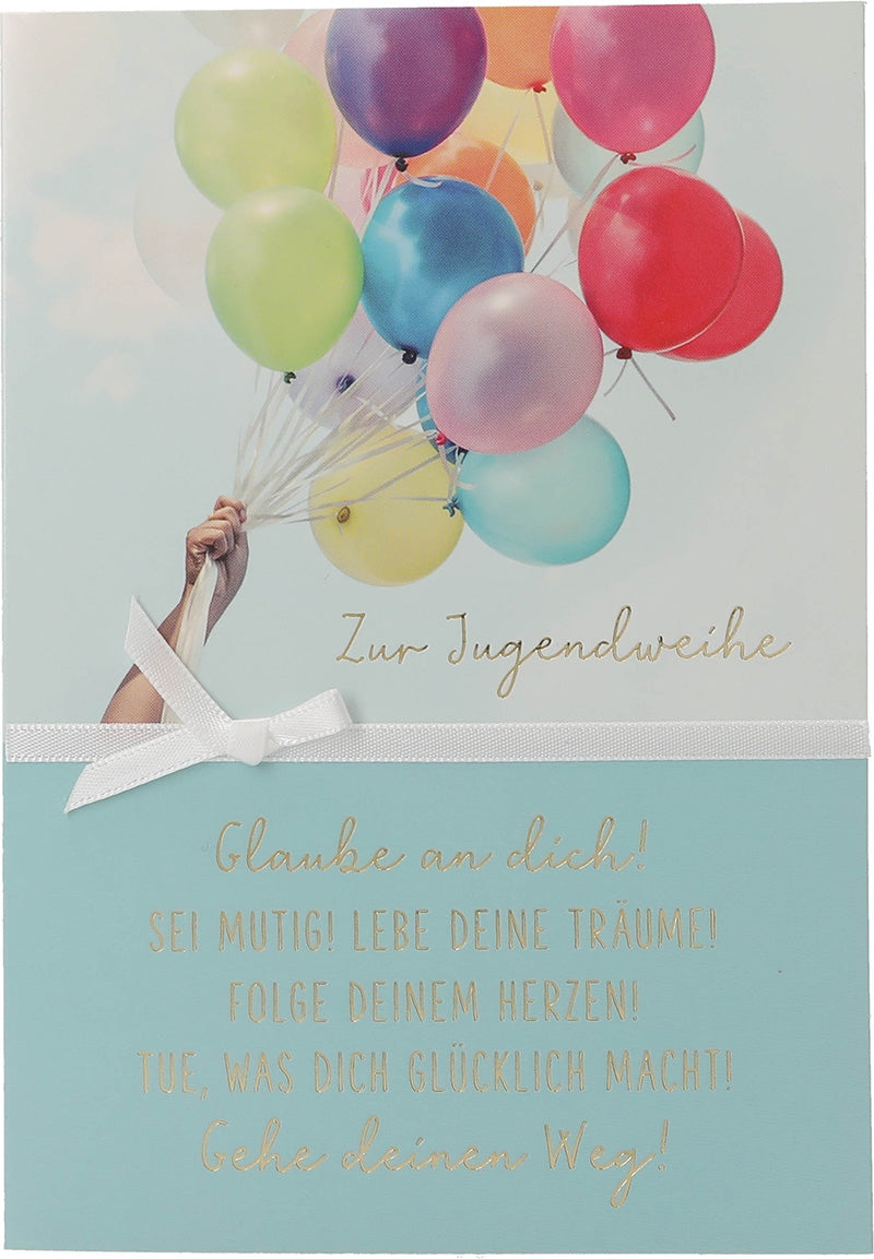 Zur Jugendweihe - Glaube an dich! Sei.. Depesche