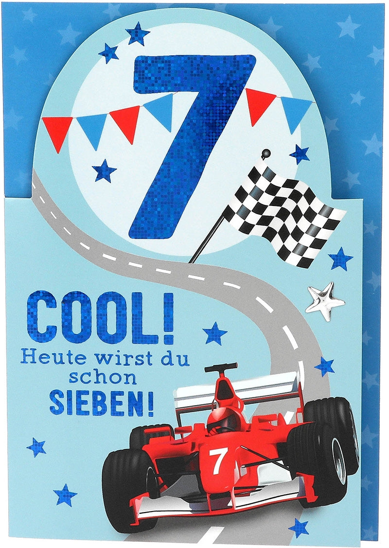 7 Cool! Heute wirst du schon SIEBEN! Depesche