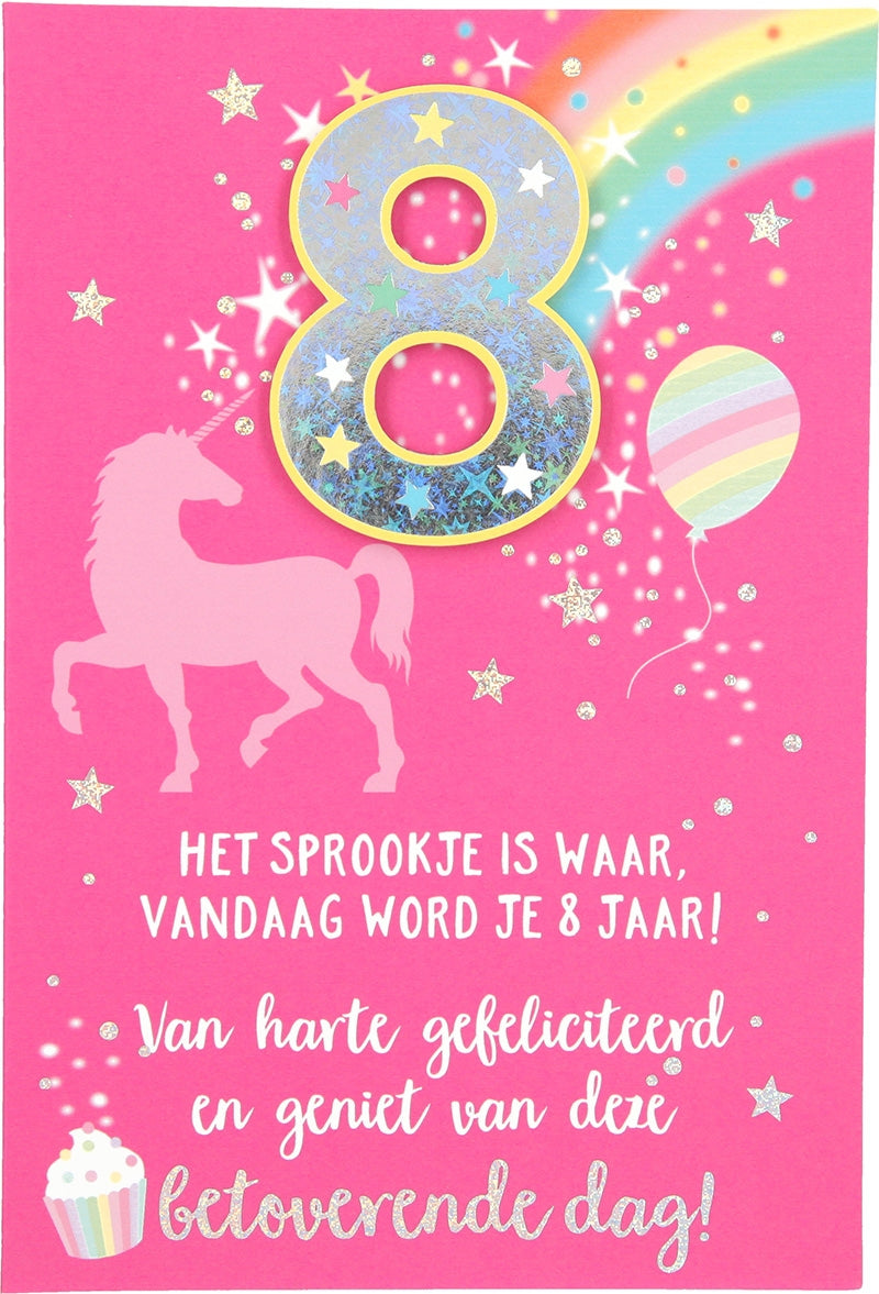 Het sprookje is waar, vandaag word je 8 Depesche