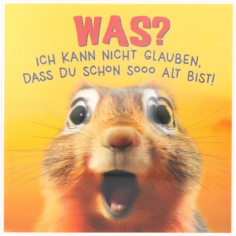 WAS? Ich kann nicht glauben, dass du... Depesche