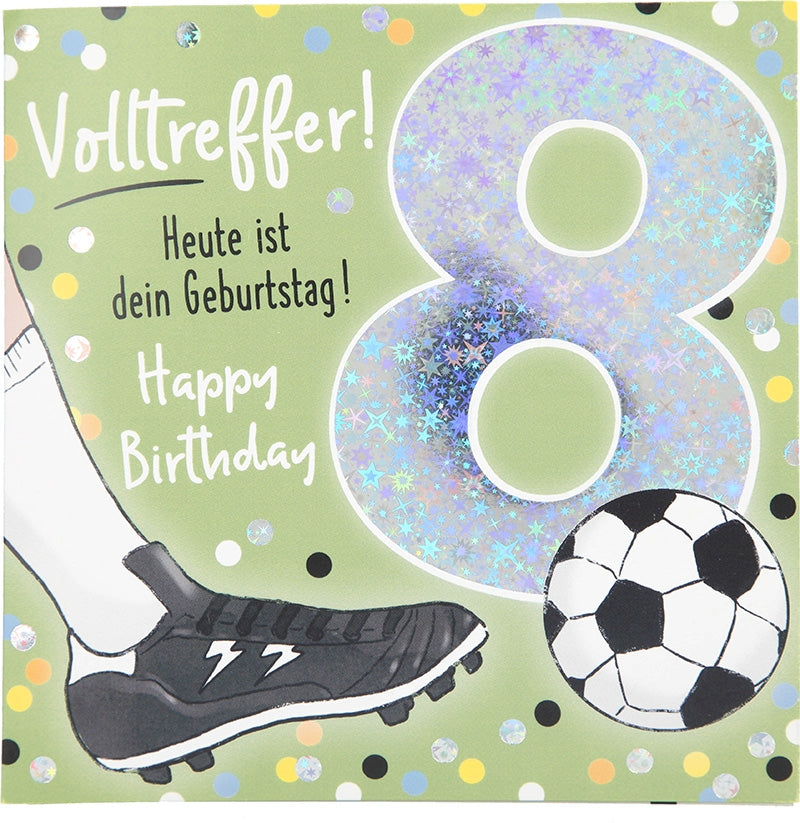 8 Volltreffer! Heute ist dein Geburtstag Depesche